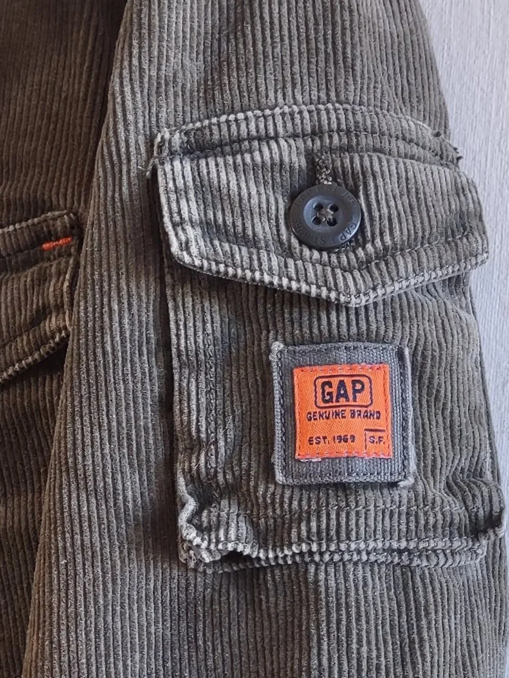 Vintage GAP Corduroy Chore Jacket Insulated Kid Medium (8-10) Utility Barn